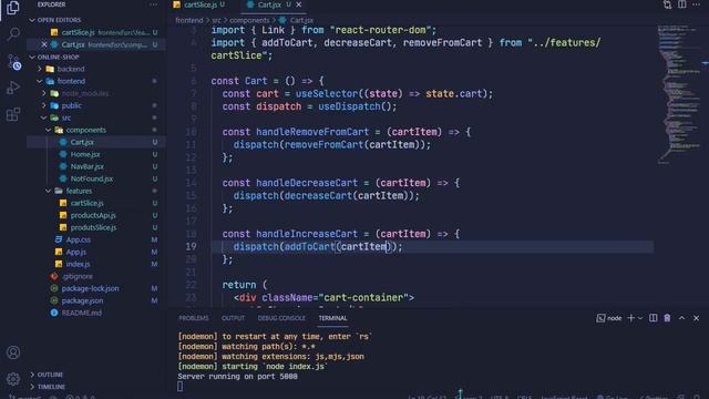 Complete Shopping Cart ? - 17 Clear Cart | React and Redux Toolkit Course ? смотреть онлайн