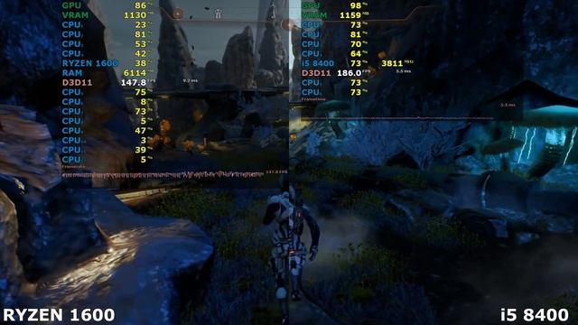 i5 8400 vs Ryzen 5 1600 14 Games Tested with gtx 1060 смотреть онлайн