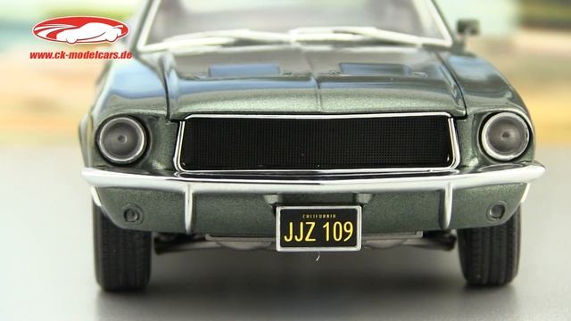 ck-modelcars-video: Ford Mustang GT Movie Car Bullitt Steve McQueen 1968 Greenlight смотреть онлайн