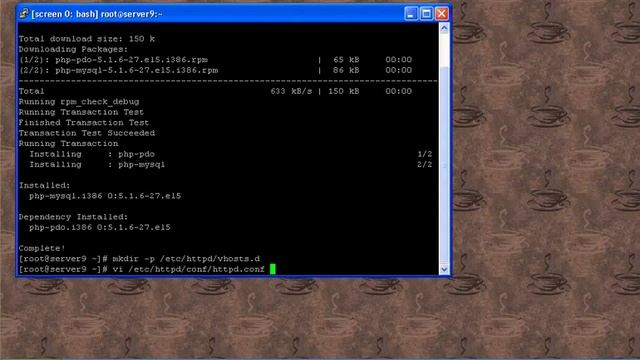 Webserver install on CentOS Part 1 смотреть онлайн