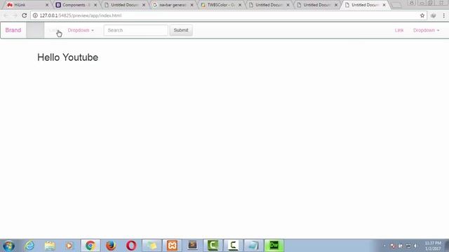 Learn how to use Bootstrap Framework to create webpage смотреть онлайн