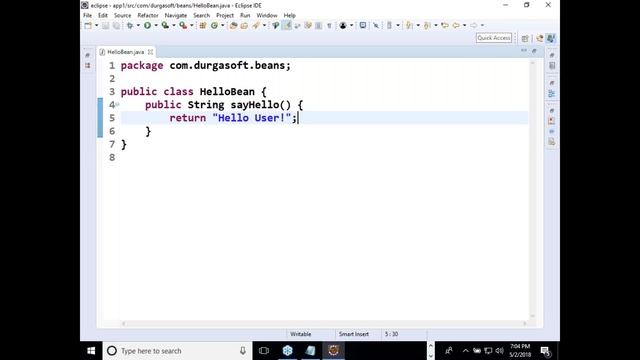 Learn Spring Programming Tutorial Online Training by Nagoor Babu Sir On 02-05-2018 смотреть онлайн