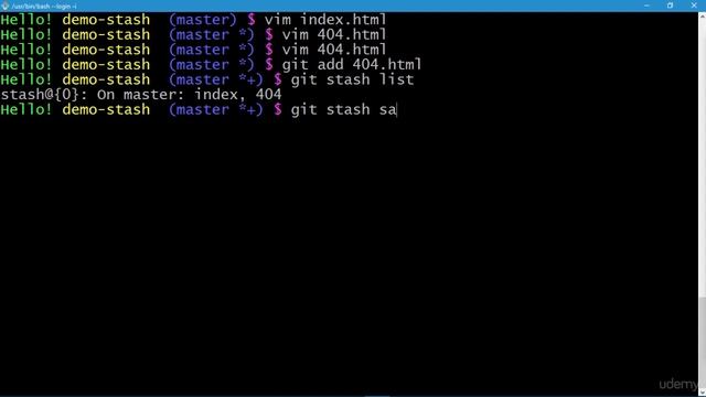 104 Git stash Creative stashing Lab смотреть онлайн