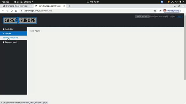 Cars4europe - how to download database file смотреть онлайн