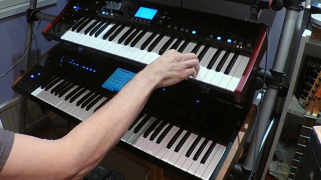 Korg Kronos & Behringer Deepmind 12 ambient song Tangerine Voices 26.10.2020 смотреть онлайн