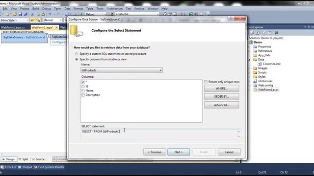 Datagrid in asp net Part 1 смотреть онлайн