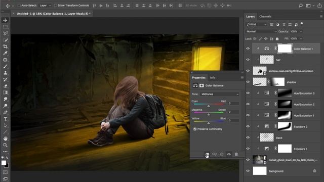 Fantasy Glow Light Effect - Photoshop Tutorial Manipulation смотреть онлайн