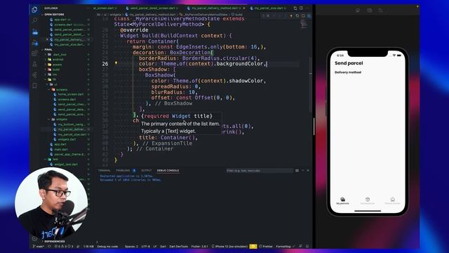 Flutter UI Tutorial - Designing Parcel Shipping Courier App UI Design (Figma to Flutter) - [PART 2] смотреть онлайн