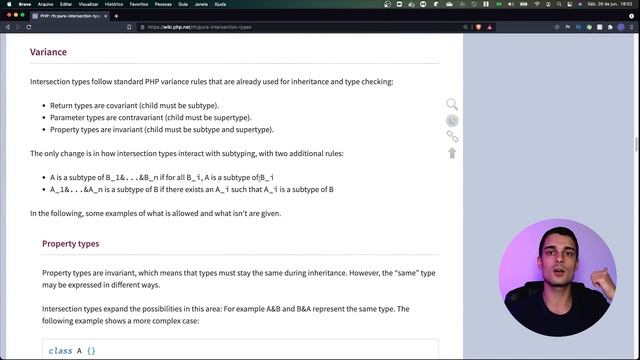 Novidades do PHP 8.1: Pure Intersection Types | Dias de Dev смотреть онлайн