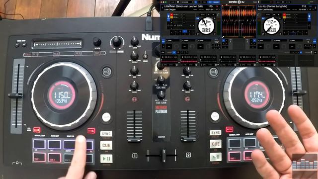 Numark Mixtrack Platinum Controlador Para Serato DJ Video Revisión