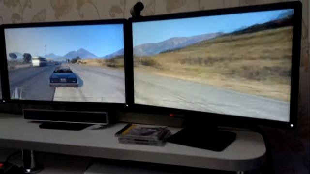 GTA 5 на трёх мониторах смотреть онлайн