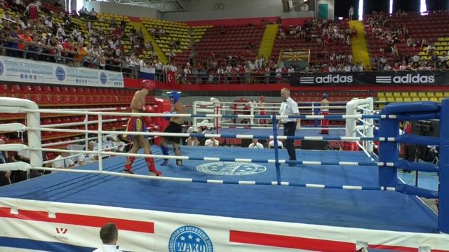 Dimitri Dodica v Efstathios Kopalas WAKO European Championships 2017 смотреть онлайн
