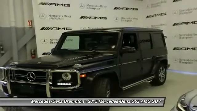 2015 Mercedes-Benz G63 AMG Brampton ON P486 смотреть онлайн