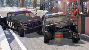 Тачки против боллардов #5 – BeamNG.Drive