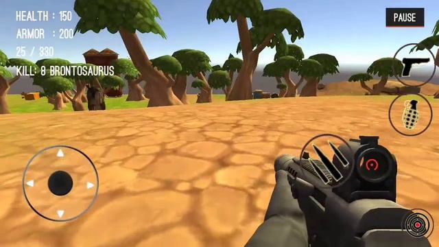 Dinosaur Hunter Dino City 2017 | Android Gameplay смотреть онлайн