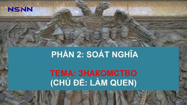 Học tiếng Nga online theo chủ đề hàng ngày bài 02 (chủ đề làm quen) смотреть онлайн