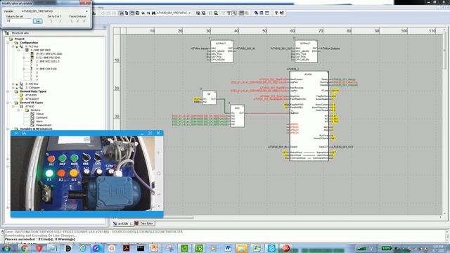 Altivar Process ATV6xx Control via M580 using Modbus TCP Live demonstration of F смотреть онлайн