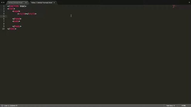 HTML | Initial Format смотреть онлайн