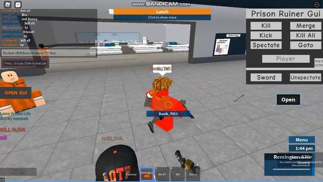 Hack in roblox Prison life / Roblox смотреть онлайн