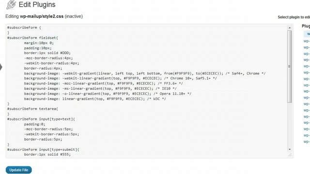 Mailup Plugin for WordPress: Editing CSS Styles смотреть онлайн
