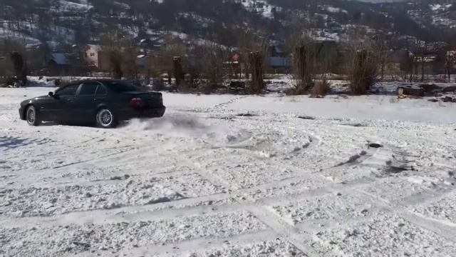 Дрифт BMW E39 M57 530d