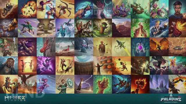 ☝Патч 50, куча крутых скинов! / Paladins смотреть онлайн