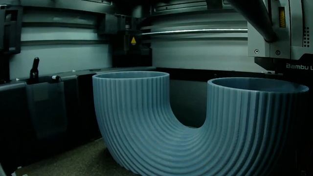 Stylish 3D Printable U-shaped Vase Timelapse смотреть онлайн