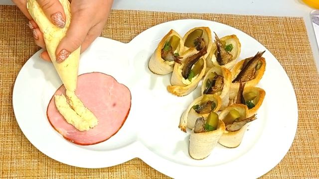 ТОП - 5 быстрых, простых и оригинальных ЗАКУСОК на праздничный стол! смотреть онлайн