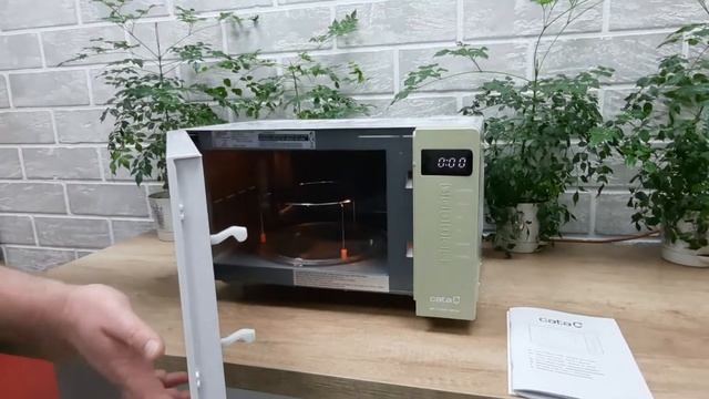 Как выбрать микроволновку. Микроволновая печь CATA MW 5120 DG GREEN. Внешний вид, характеристики. смотреть онлайн