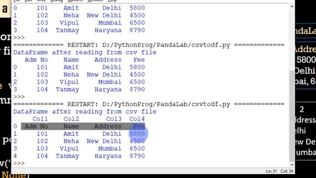 Pandas DataFrame Tutorial Part 10 | CSV to DataFrame | Copy from CSV | XII IP CBSE NCERT смотреть онлайн