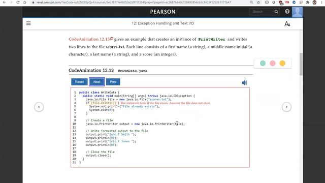 Daniel Liang Java Section 12.11 A смотреть онлайн