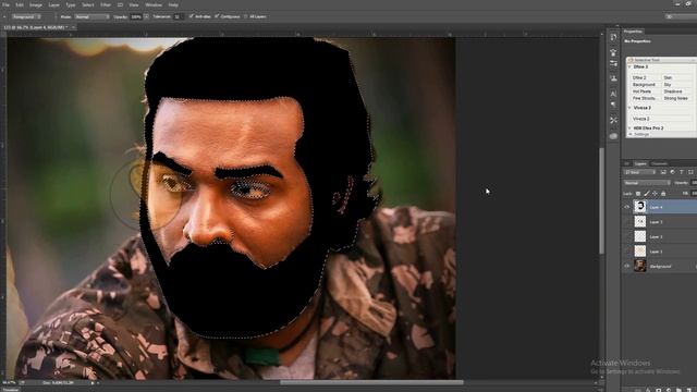 Life of Ram | Vijay sethupathy 96 image tracing tutorial in Photoshop смотреть онлайн