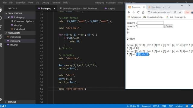 nivelación condiciones, arreglos php Diurno 22/03/19 смотреть онлайн