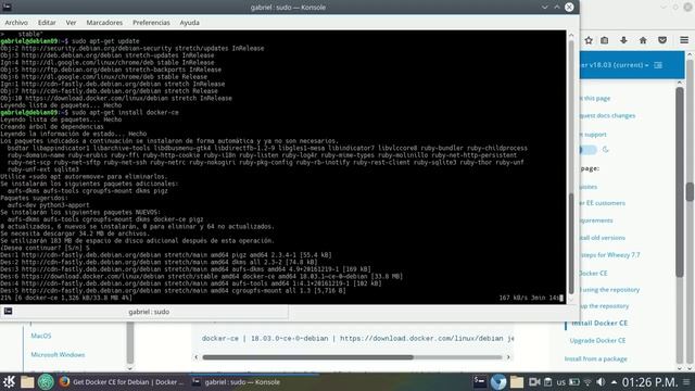 Como instalar docker - ce en Debian 9 Strech смотреть онлайн