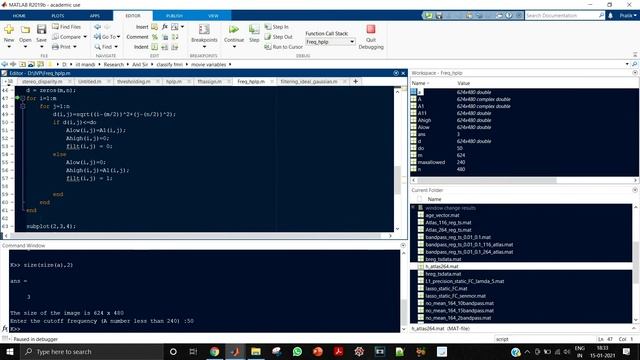 Filtering in Frequency Domain : Ideal and Gaussian in Matlab смотреть онлайн