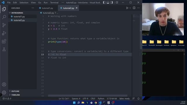 Numbers and Casting: Python Basics (02) смотреть онлайн