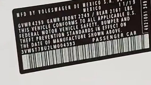 2020 Volkswagen Jetta GLI 2.0T S in Jacksonville, FL 32225 смотреть онлайн