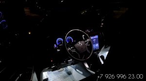 Toyota Land Cruiser Prado 120 кузов тюнинг и пересвет приборной панели.