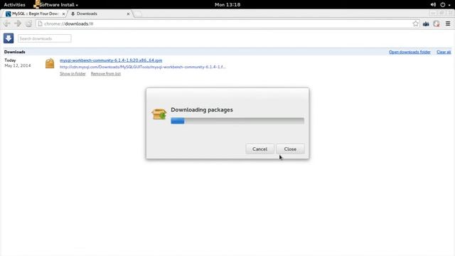 mysql in Fedora смотреть онлайн