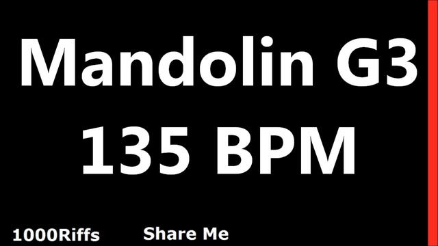 Mandolin Metronome G3 : 135 BPM смотреть онлайн
