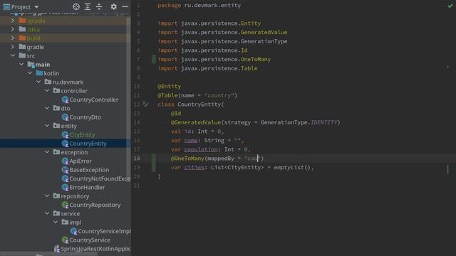 Spring Data JPA и Kotlin: отношение "один-ко-многим", чтение данных смотреть онлайн