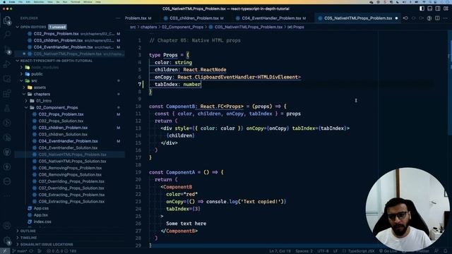 TypeScript in React Apps - Part 2 - Add Types for Component Props смотреть онлайн