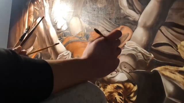 Caravaggio copy tutorial + forest sounds смотреть онлайн