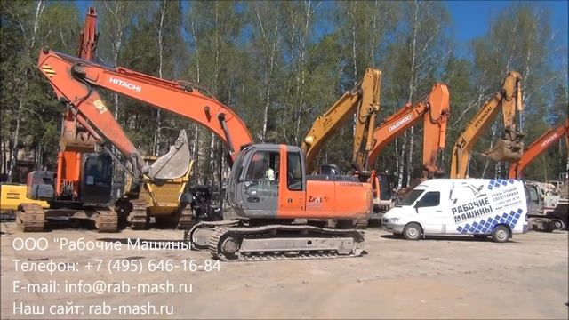 Гусеничный экскаватор HITACHI ZAXIS 200 2005 г смотреть онлайн