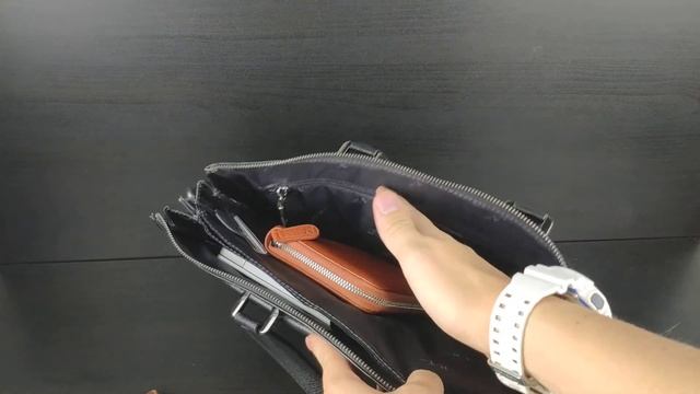 Сумка мужская кожаная для ноутбука и документов Hight Touch 119038 Nitesco смотреть онлайн