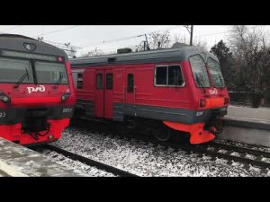 Поезда Ласточка, ЭД9Э, ЭД9М. Вокзалы Пятигорска и Кисловодска.