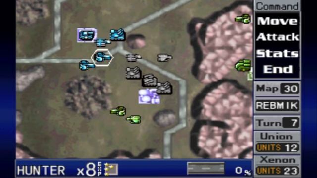 Во что поиграть? ? Nectaris Military Madness ? Прохождение / Ps1 gameplay сложная кампания #29 смотреть онлайн