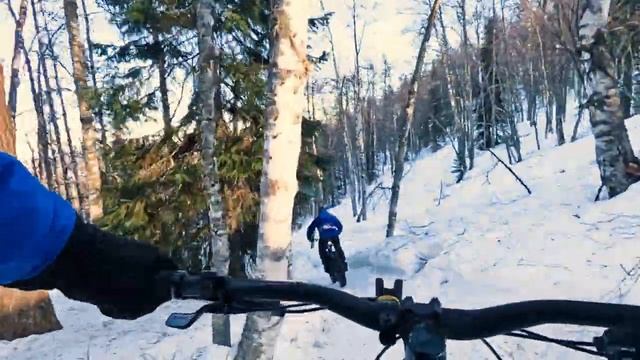 Инзерские зубчатки | На велосипеде | Зимой смотреть онлайн