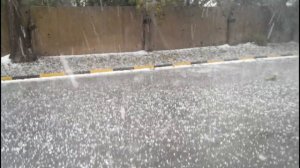 Новосибирск - крупный "ГРАД" - сильный ветер 12.07.14