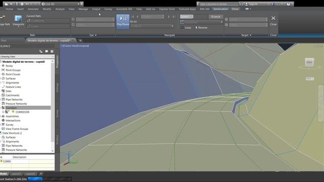 Autodesk AutoCAD Civil 3D 2017 Recorrido de un tramo смотреть онлайн